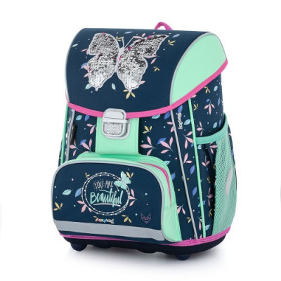 Školská taška premium – motýľ